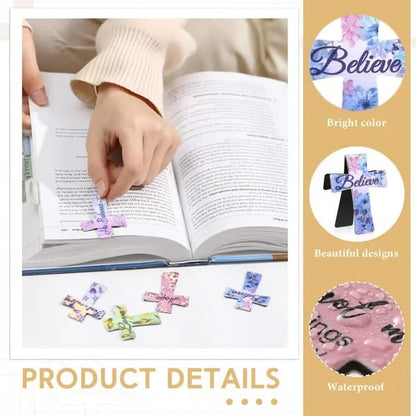 16 Pcs Magnetic Cross Bookmarks Gifts for Bible Study