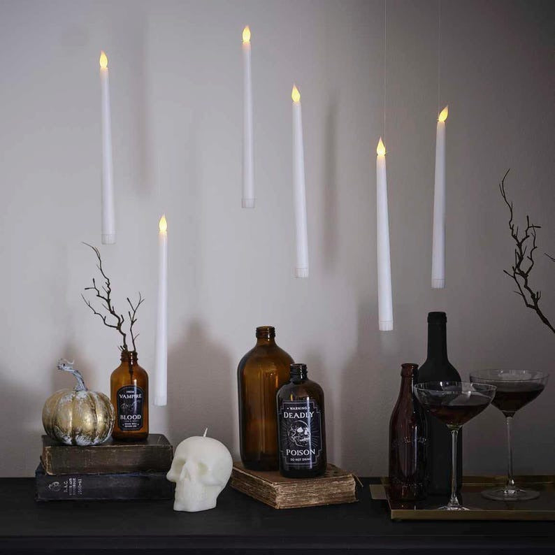 20 Halloween LED Floating Candles