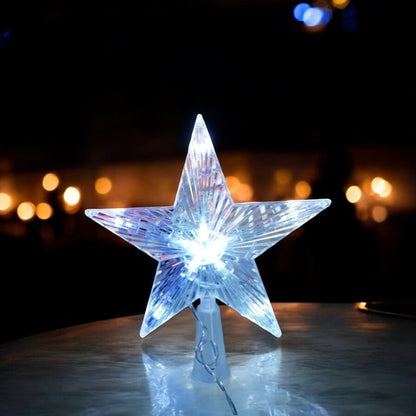 LED Christmas Tree Topper, Light Up Star