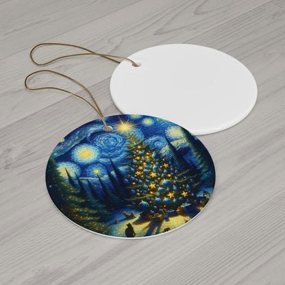 Christmas Starry Night Ornament, Van Gogh Ornament