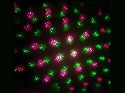Outdoor Laser Light Projector: Red & Green Holiday Lighting