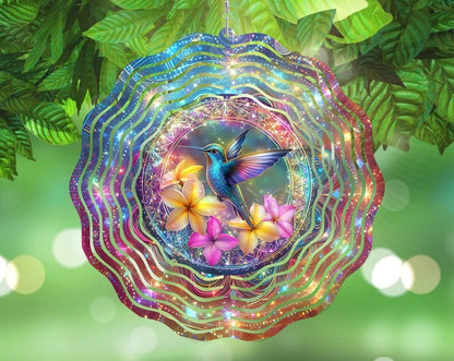 3D Mandala Wind Spinner Hummingbird ,Christmas Decoration