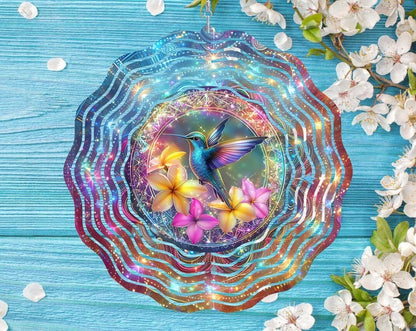 3D Mandala Wind Spinner Hummingbird ,Christmas Decoration