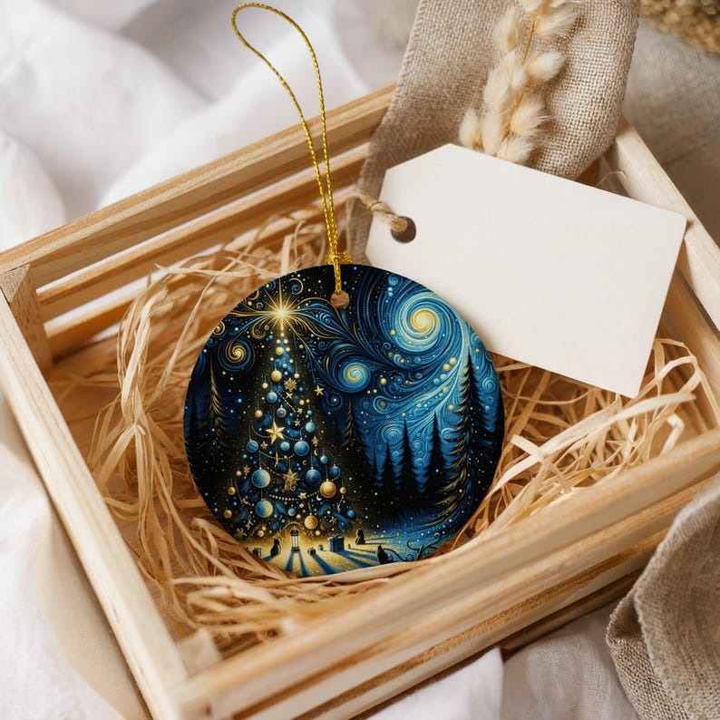 Christmas Ornament,Starry night Ornament