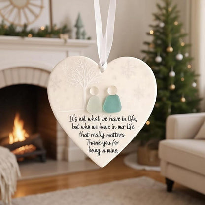 Timeless Friendship Ceramic Heart Keepsake