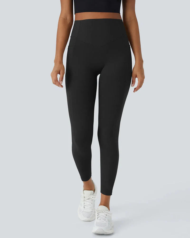 High Waisted Tummy Control Shaping Training Leggings